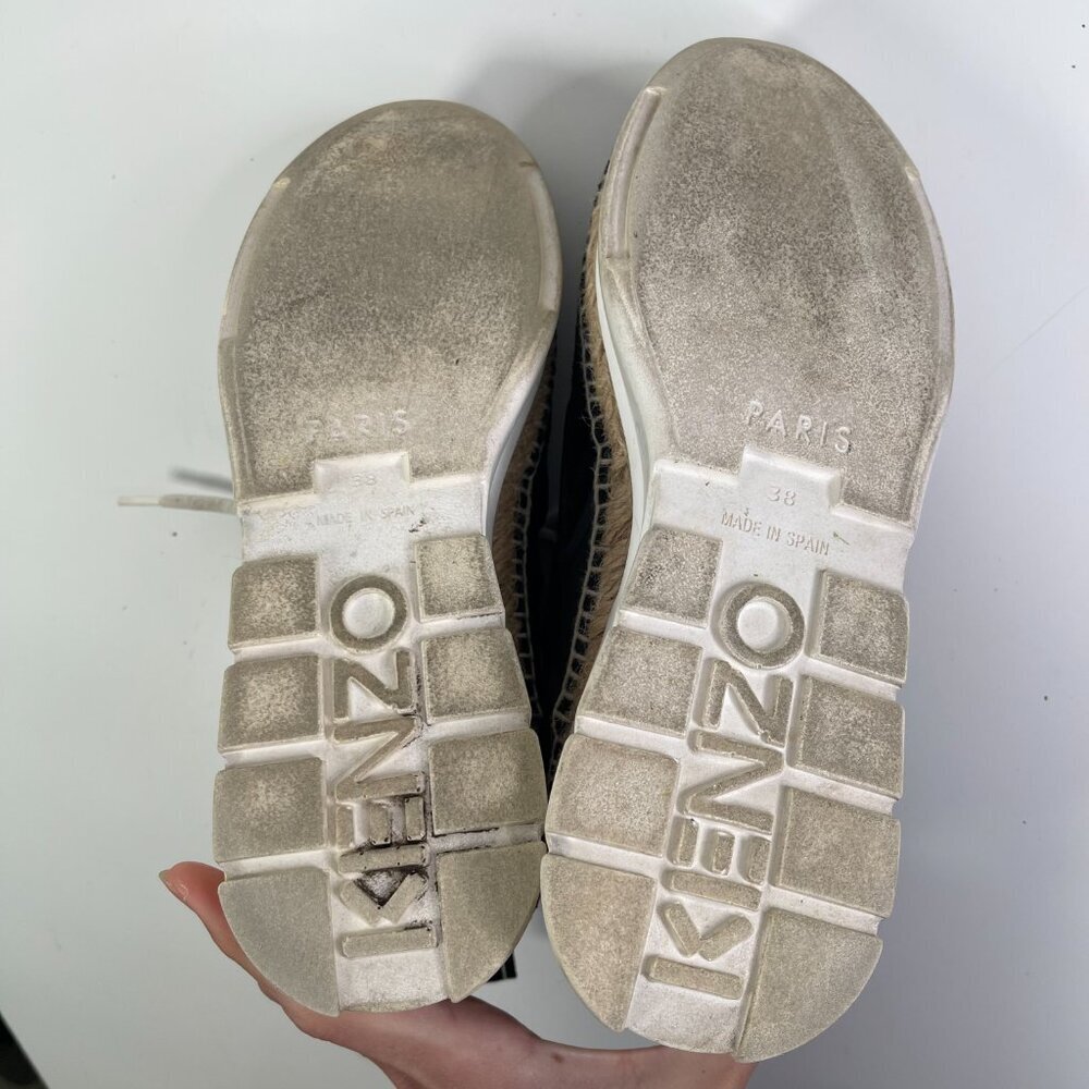 Kenzo Black and White Sneakers - Picture 7 of 14